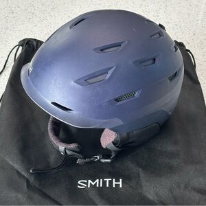 Smith Liberty Helmet in Matte Metallic French Navy - Size L